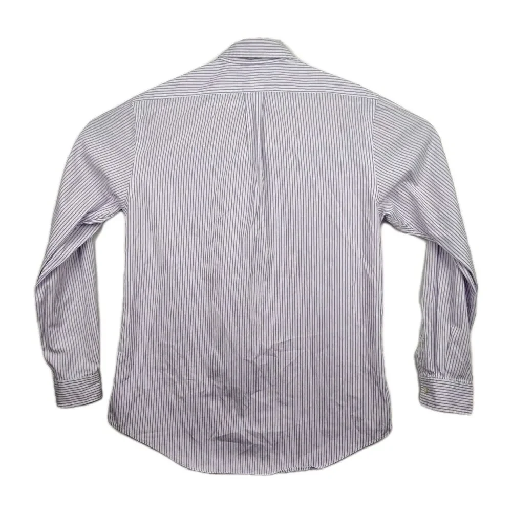 Ralph Lauren men's button-up shirt, 16, 34/35, purple stripe, long sleeves VGC - Picture 7 of 9